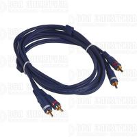 Кабель стерео RCA 2м Leg 039867