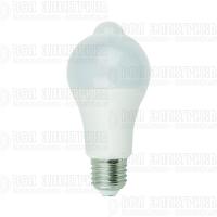 Лампа светодиодная LED-A60-12W/4000K/E27 /PS+MS PLS10WH 12Вт матовая 4000К нейтр. бел. E27 с датчиком освещенности и датчиком движения (упак. картон) Uniel UL-00005713