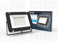 Прожектор светодиодный Qplus ДО 200Вт 6500К IP65 24000лм 175-265В черн. GAUSS 613100200