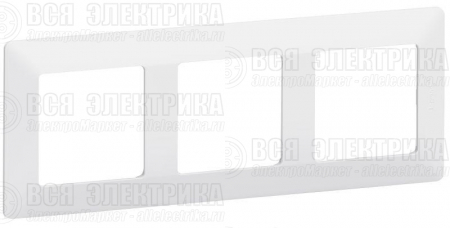 Рамка 3-м Valena Life универсальная бел. Leg 754003