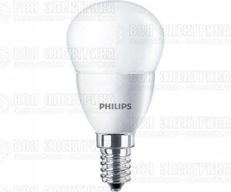 Лампа светодиодная ESS LEDLustre 6Вт P45FR 620лм E14 827 PHILIPS 929002971407