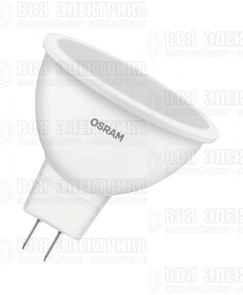 Лампа светодиодная LED STAR MR16 7.5W/830 (замена 75Вт) 7.5Вт пласт. 3000К тепл. бел. GU5.3 700лм 110 град. 220-240В OSRAM 4058075229068