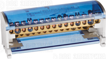 Шина нулевая в корпусе 2х15 Navigator 71237