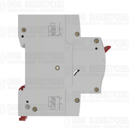 Выключатель автоматический модульный 2п C 25А 6кА MD63N YON MD63N-2PC25