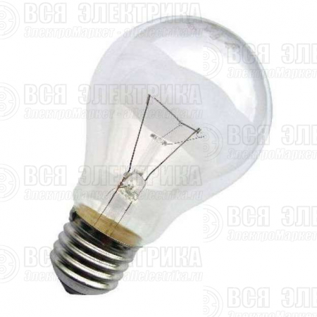 Лампа накаливания Б 60Вт E27 230В верс. Лисма 303393400\303456600