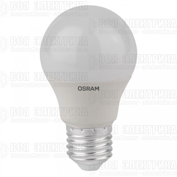 Лампа светодиодная LED Star Classic A 40 5.5W/827 5.5Вт грушевидная матовая 2700К тепл. бел. E27 470лм 220-240В пластик. OSRAM 4052899971516