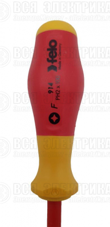 Отвертка диэлектрическая крестовая PH2х100 Felo 91420390