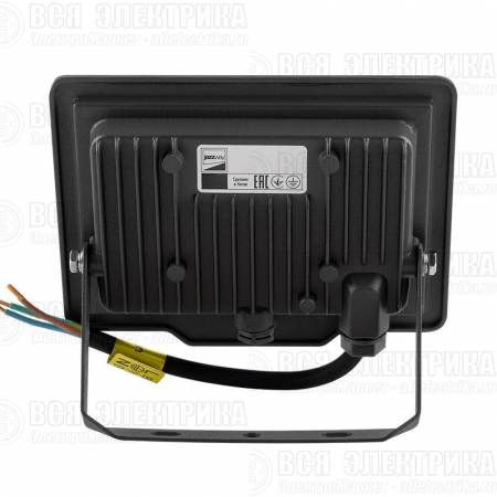 Прожектор светодиодный PFL-C3 30Вт 6500К IP65 ДО закален. прозр. стекло JazzWay 5023567A