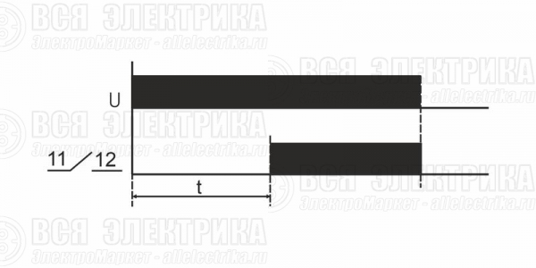 Реле времени PCR-513 8А 230В 1 перекл. IP20 задержка включ. монтаж на DIN-рейке F&F EA02.001.003