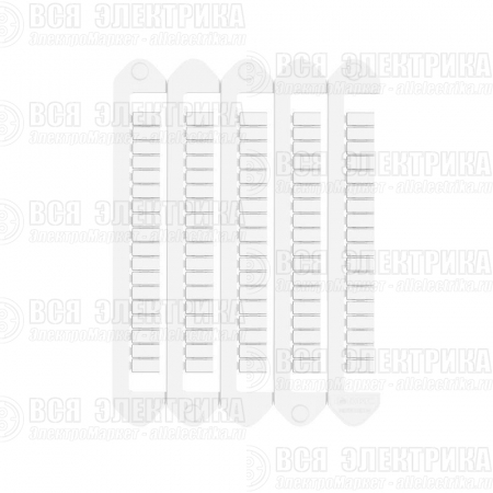 Маркировка для клемм ДКС жесткая 5х10мм DKC NUTB1051NBP