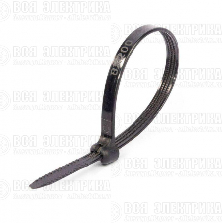 Хомут кабельный КСЗ 10х600 нейл. черн. (уп.100шт) Fortisflex 74115