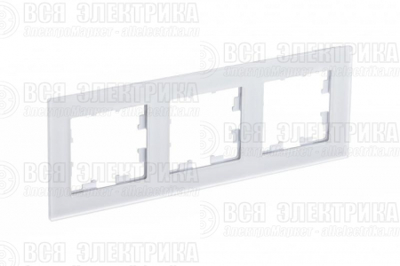 Рамка 3-м AtlasDesign Nature матов. стекло бел. SE ATN330103