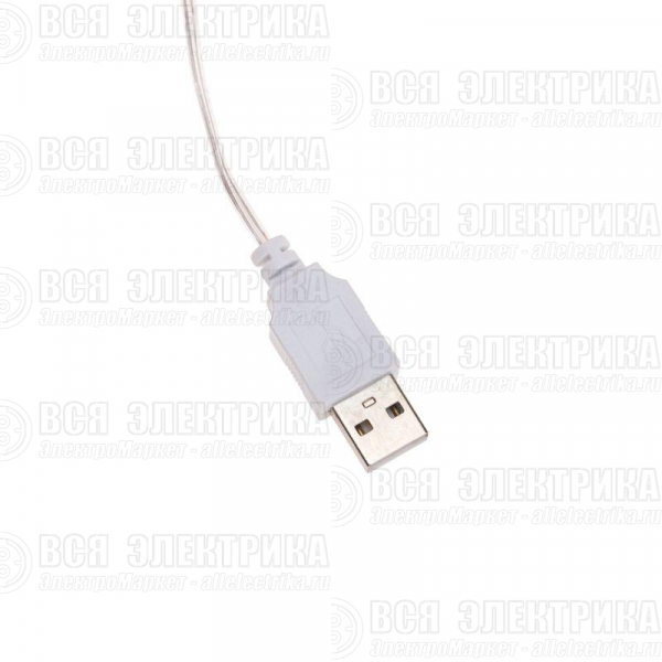 Фонарики тайские Перламутр 5м 25LED тепл. бел. питание USB прозр. ПВХ Neon-Night 304-010