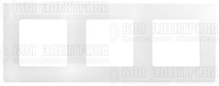 Рамка 3-м Etika бел. Leg 672503