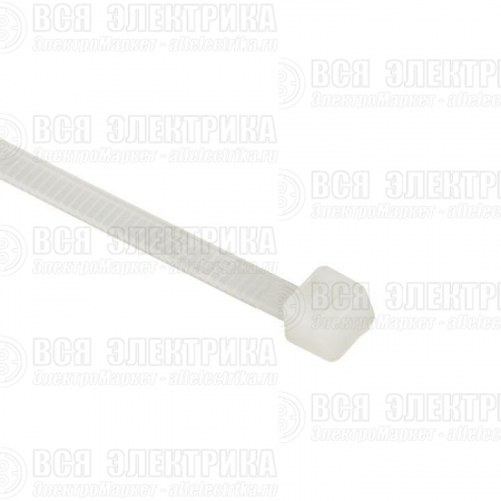Хомут кабельный 3.6х250 нейл. бел. (уп.100шт) EKF plc-c-3.6x250