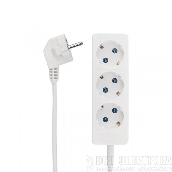 Удлинитель 3х5м с заземл. PREMIUM 3х0.75 бел. PROCONNECT 11-2418