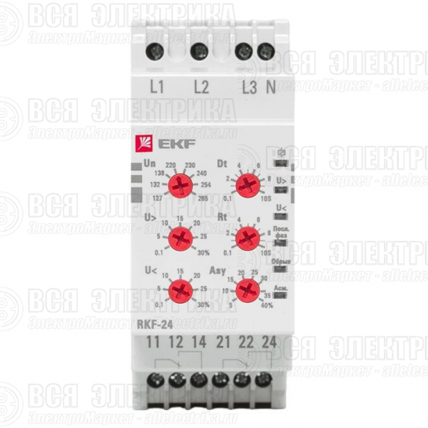 Реле контроля фаз RKF-24 EKF rkf-24