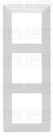Рамка 3-м Valena Life универсальная бел. Leg 754003