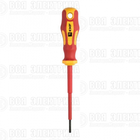 Отвертка SL2.5х80мм Master 1000В Basic EKF sl-2.5-80-mas-in