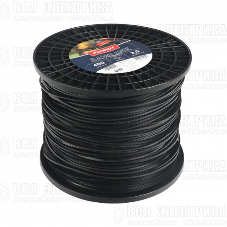 Леска Sawline D3.0мм L400м (квадрат пилообразный профиль) 300-400-5 PATRIOT 805403333