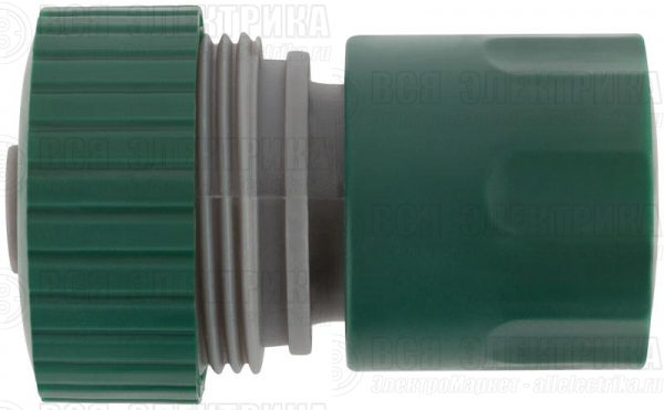 Соединитель пластиковый 3/4дюйм автостоп FIT 77406