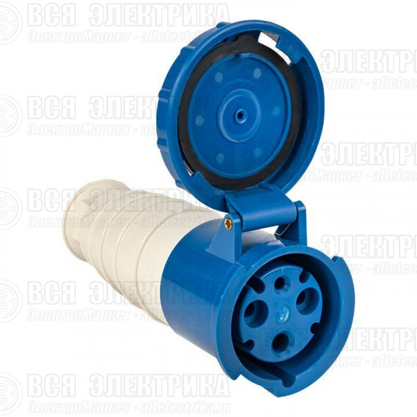 Розетка кабельная 63А 220В (233) 2P+РЕ IP67 EKF ps-233-63-220