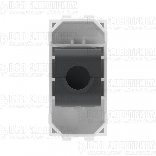 Розетка компьютерная 1-м СП 1мод. Brava RJ45 кат.5E бел. DKC 76654B