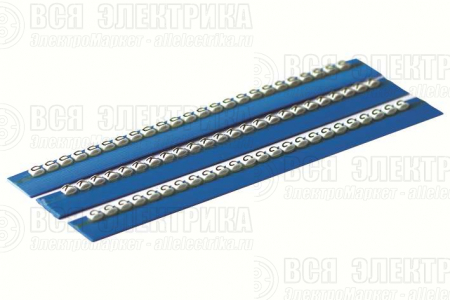 Планка маркировочная 2.3мм "R" черн./желт. (уп.5шт) DKC BL117MRRBY
