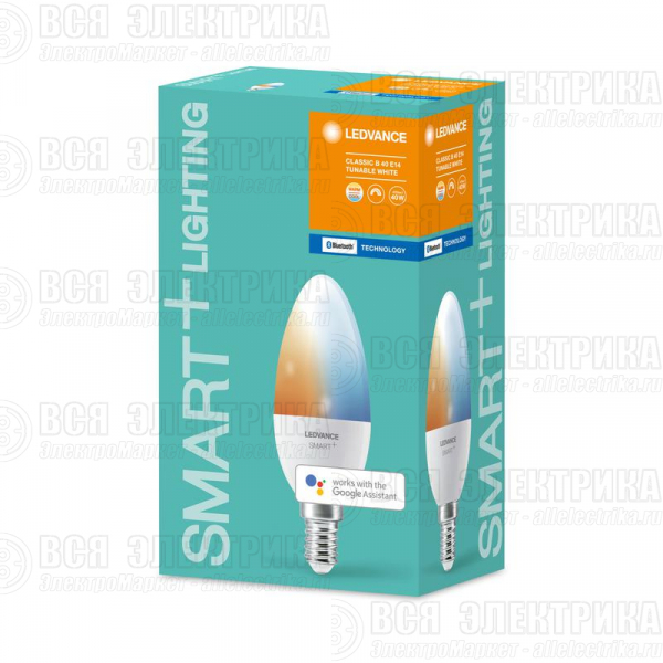 Лампа светодиодная SMART+ Candle Tunable White 40 5Вт/2700-6500К E14 LEDVANCE 4058075485235