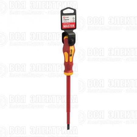 Отвертка SL6.5х150мм Master 1000В Basic EKF sl-6.5-150-mas-in