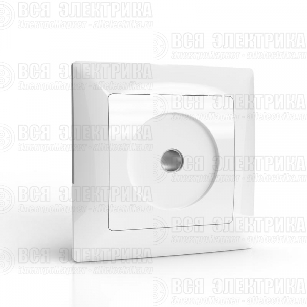 Розетка TV СП AVA в сборе бел. TOKOV LIGHT TKL-AV-A1O-C01