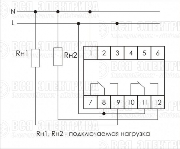 Реле времени PCR-515 2х8А 230В 2перекл. IP20 задержка включ. монтаж на DIN-рейке F&F EA02.001.006