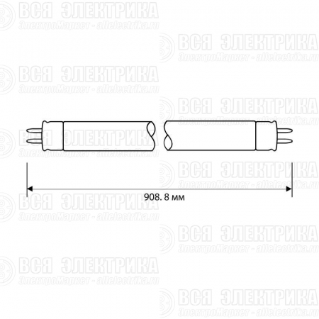 Лампа люминесцентная FT8-30W/5 30Вт T8 6500К G13 Camelion 3008
