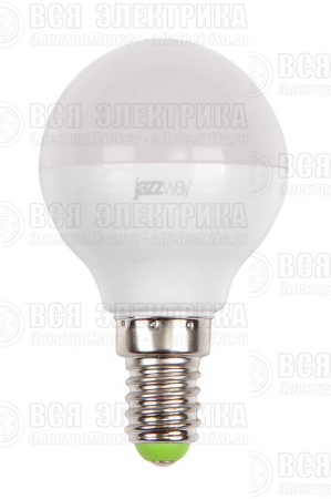 Лампа светодиодная PLED-SP 9Вт G45 4000К нейтр. бел. E14 E JazzWay 5019096