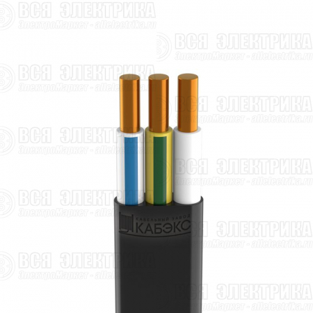 Кабель ВВГ-Пнг(А)-LS 3х1.5 ОК (N PE) 0.66кВ (м) Кабэкс ТХМ00375256