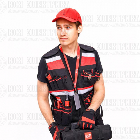 Жилет монтажника КМ-TOOLVESTBAG-23 универс. регулир. КМ LO43175