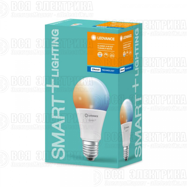 Лампа светодиодная SMART+ Classic Tunable White 60 9Вт/2700-6500К E27 LEDVANCE 4058075485198