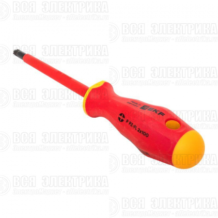 Отвертка Professional PZ-FL2х100мм VDE 1000В EKF pz-fl-2-100-pro-in