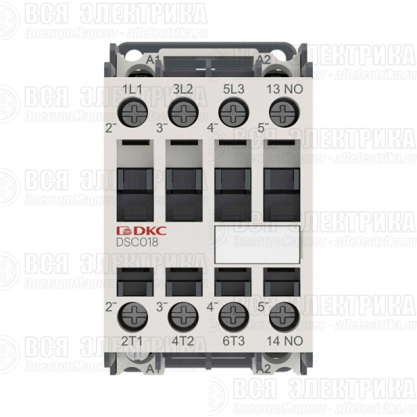 Контактор магнитный YON DSC018 18A 7.5кВт AC3 3P кат.220В AC 1НО YON DSC018-3C10A230