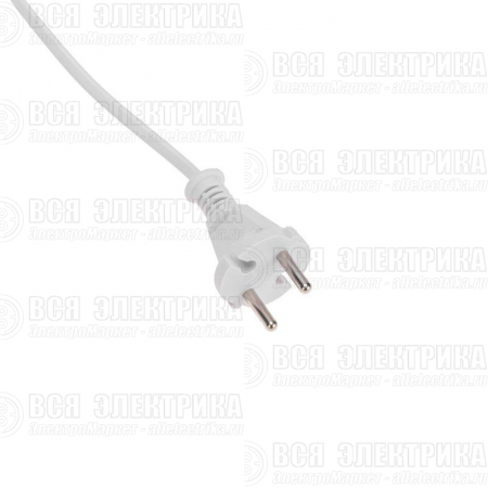 Удлинитель 3 гнезда 3м 2х0.75кв.мм б/з бел. PROCONNECT 13-4206