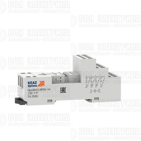 Розетка для реле OptiRel G RR94-54-230-7-P КЭАЗ 281169