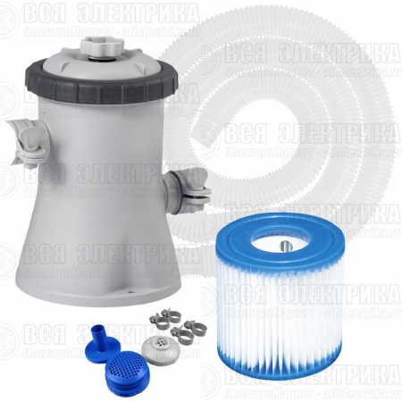 Фильтр-насос 330gal/1250 л/ч для бассейнов 244/305 (28602) INTEX 6941057404141