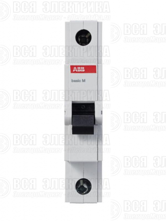 Выключатель автоматический модульный 1п C 50А 4.5кА Basic M BMS411C50 ABB 2CDS641041R0504