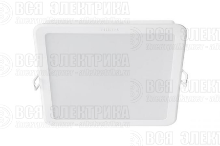Светильник светодиодный 59451 MESON 105 9Вт 30K WH SQ recessed Downlight PHILIPS 915005747401