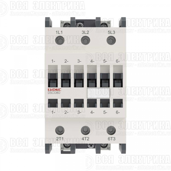 Контактор магнитный YON DSC080 80A 40кВт AC3 3P кат.220В AC YON DSC080-3C00A230