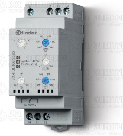 Реле контроля фаз FINDER 704184002030