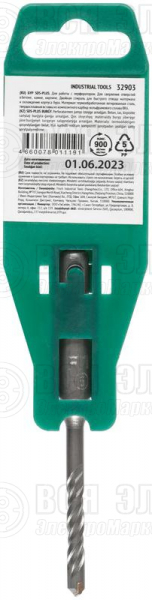 Бур по бетону SDS PLUS с двойн. резьбой 6х110мм FIT 32903