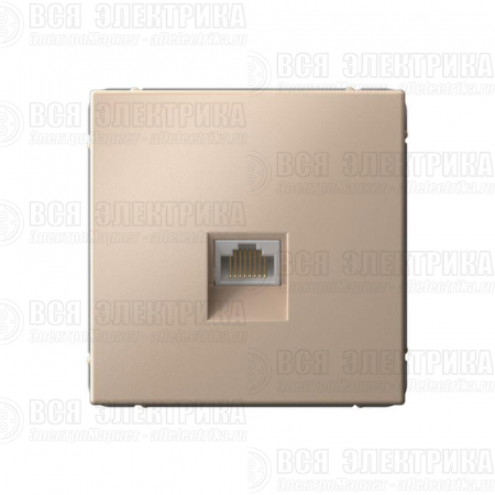 Розетка компьютерная ArtGallery RJ45 кат.5E механизм песочн. SE GAL001283