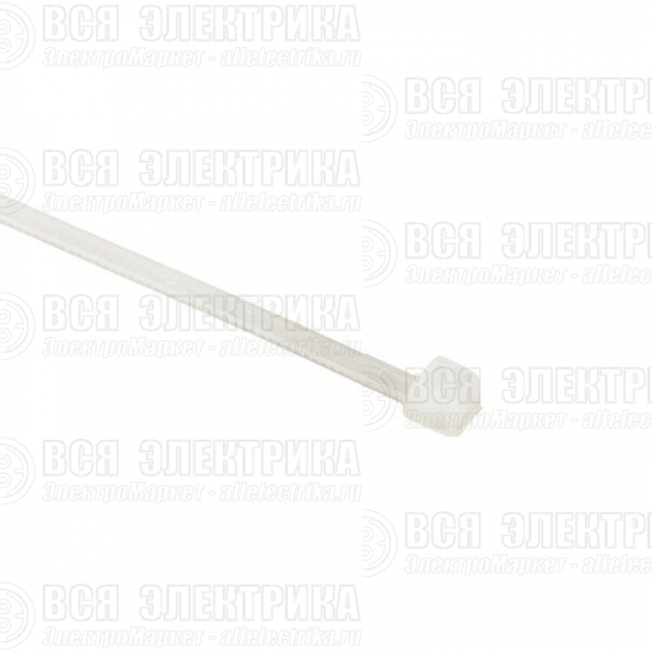 Хомут кабельный 2.5х120 нейл. бел. (уп.100шт) EKF plc-c-2.5x120
