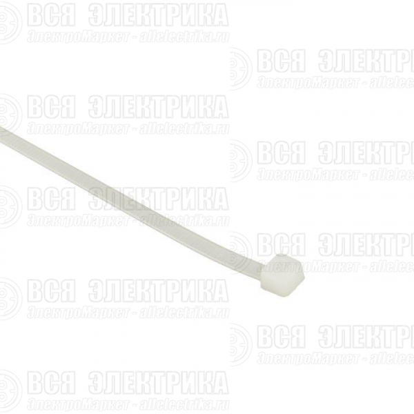 Хомут кабельный 4.8х180 нейл. бел. (уп.100шт) EKF plc-c-4.8x180